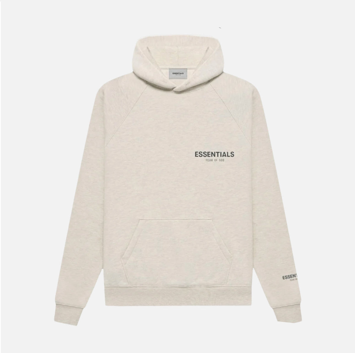 Essentials Pullover Hoodie 'Light Heather Oatmeal'