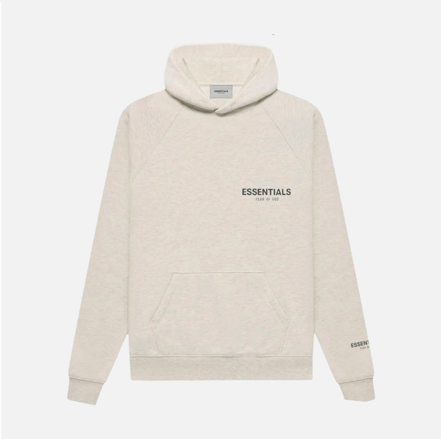 FOG ESSENTIALS PULLOVER HOODIE 'LIGHT HEATHER OATMEAL'