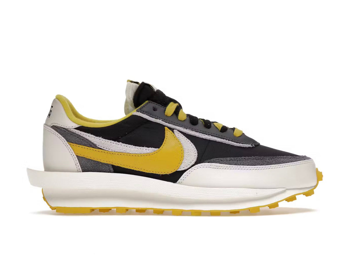 Nike x Sacai x Undercover LDWaffle 'Bright Citron' Sneakers