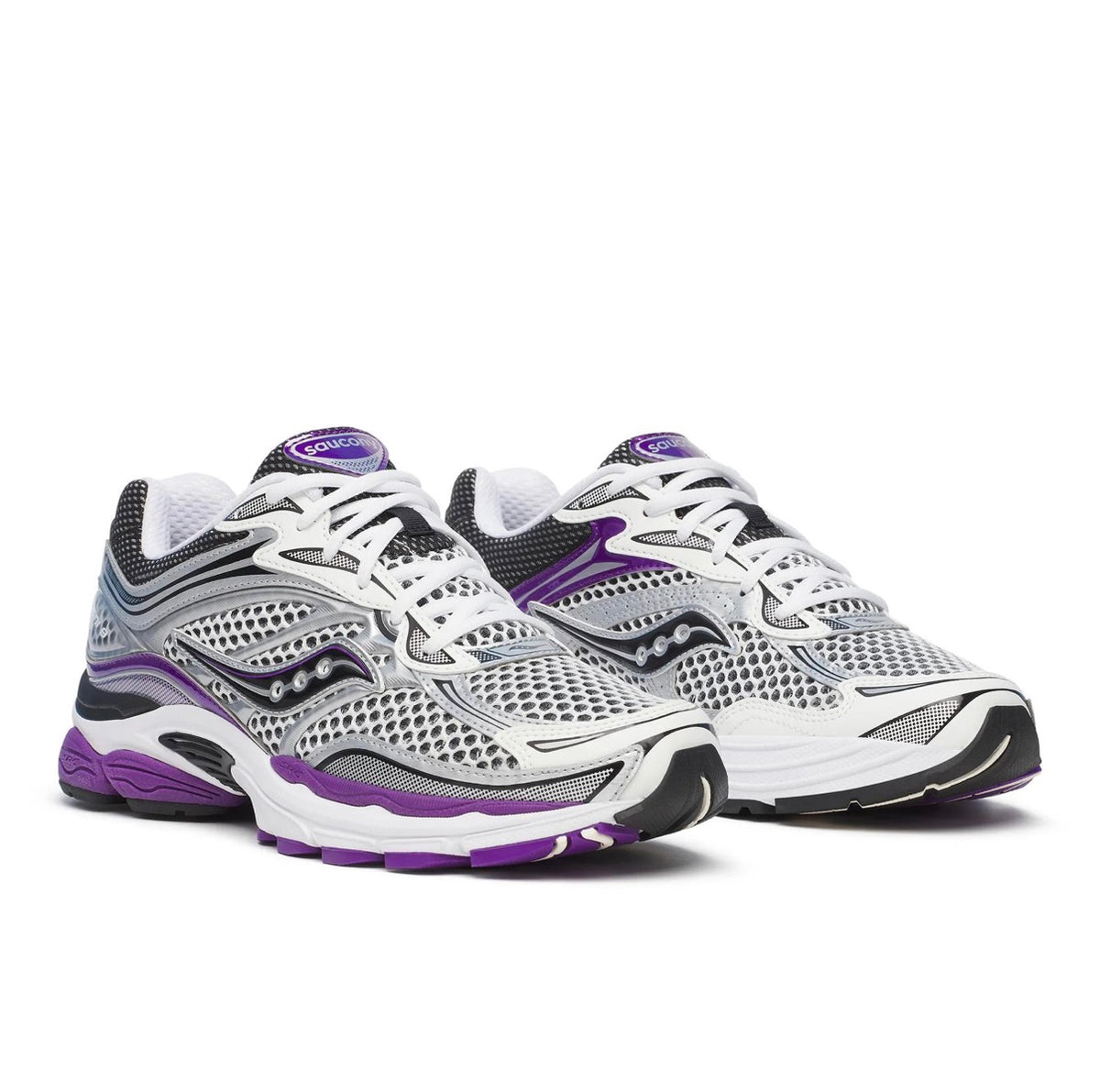 Saucony ProGrid Omni 9 'Silver Purple' Sneakers image 2