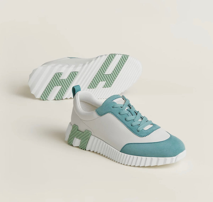 HERMES BOUNCING SNEAKER 'BLANC BLEU’
