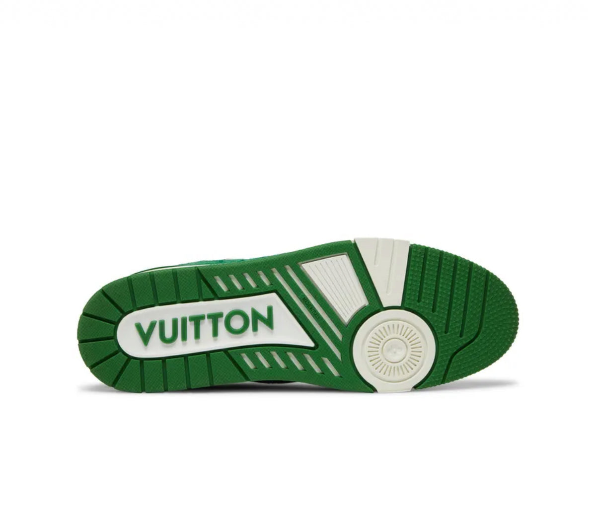 Louis Vuitton LV Trainer Monogram Denim 'Green' Sneakers image 3