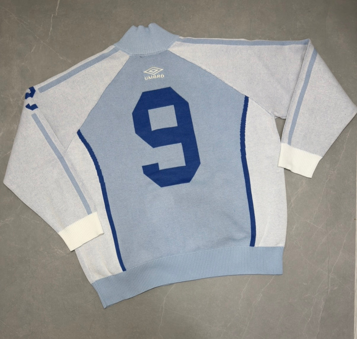 Supreme x Umbro Zip Up Sweater and Shorts Set 'Light Blue' image 2