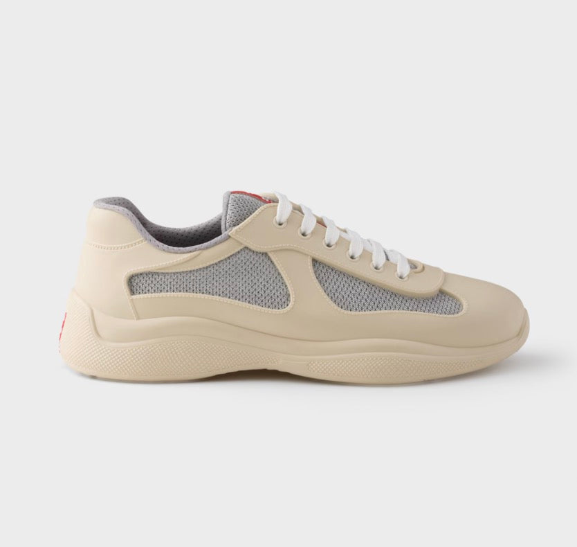 Prada Americas Cup Soft Rubber 'Raw White' Sneakers image 2