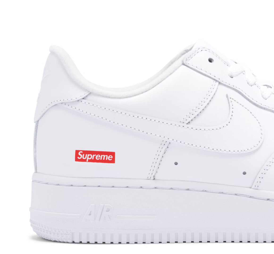 Nike Air Force 1 Low x Supreme 'White' Sneakers image 3