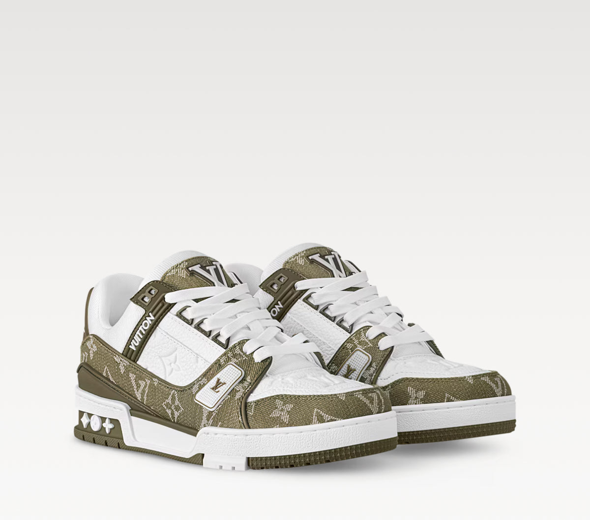 Louis Vuitton LV Trainer Monogram Denim 'Khaki'