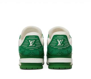 Louis Vuitton LV Trainer Monogram Denim 'Green' Sneakers image 2