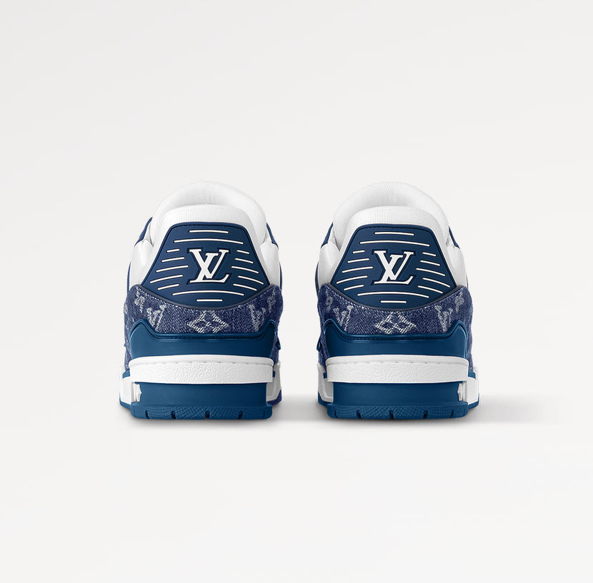 Louis Vuitton LV Trainer Monogram Denim 'Blue' image 4