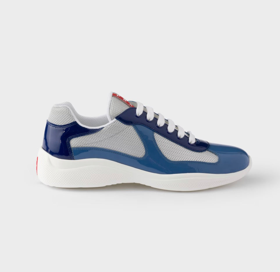 Prada Americas Cup Patent 'Aviation Blue Ink' Sneakers image 2