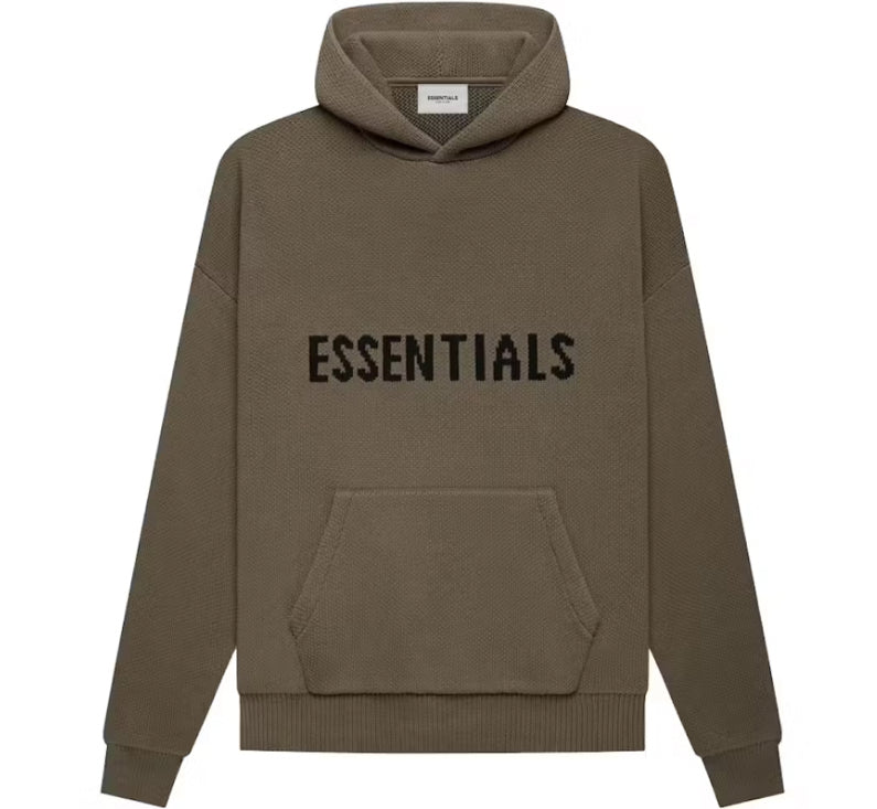 Fear of God Essentials Knit Hoodie 'Harvest'