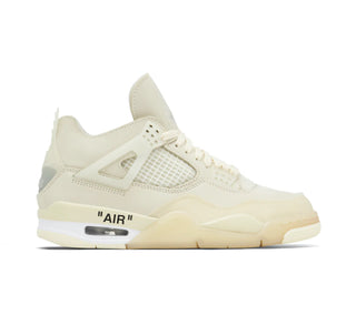 Air Jordan 4 x Off-White 'Sail' Sneakers