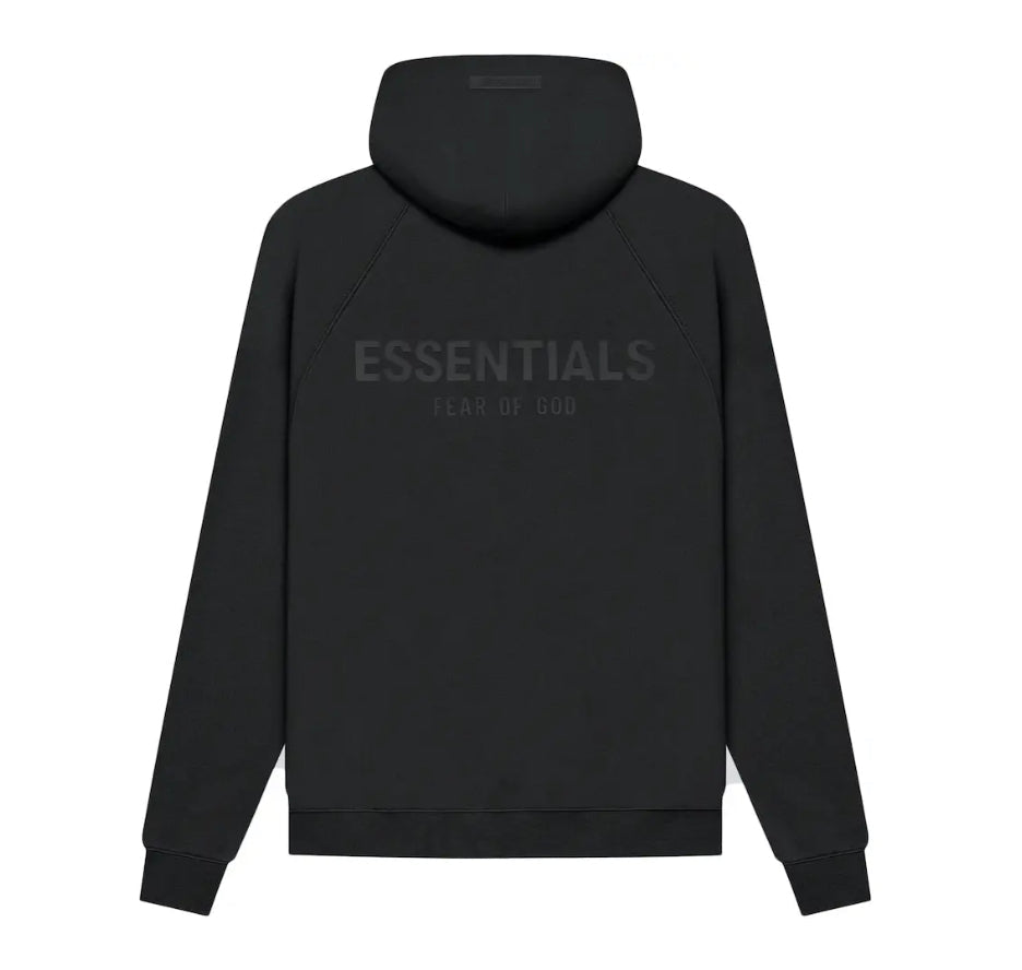 Fear of God Essentials Pullover Hoodie 'Black Limo' image 2
