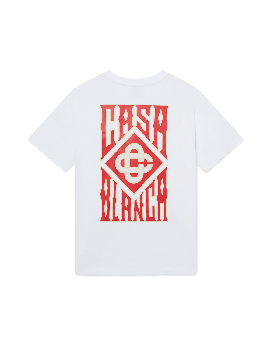 CASABLANCA GOTHIC LOGO T-SHIRT