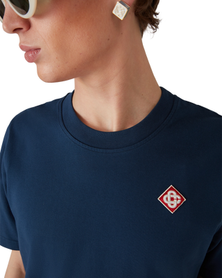 Casablanca Diamond Logo T-Shirt 'Navy' image 2