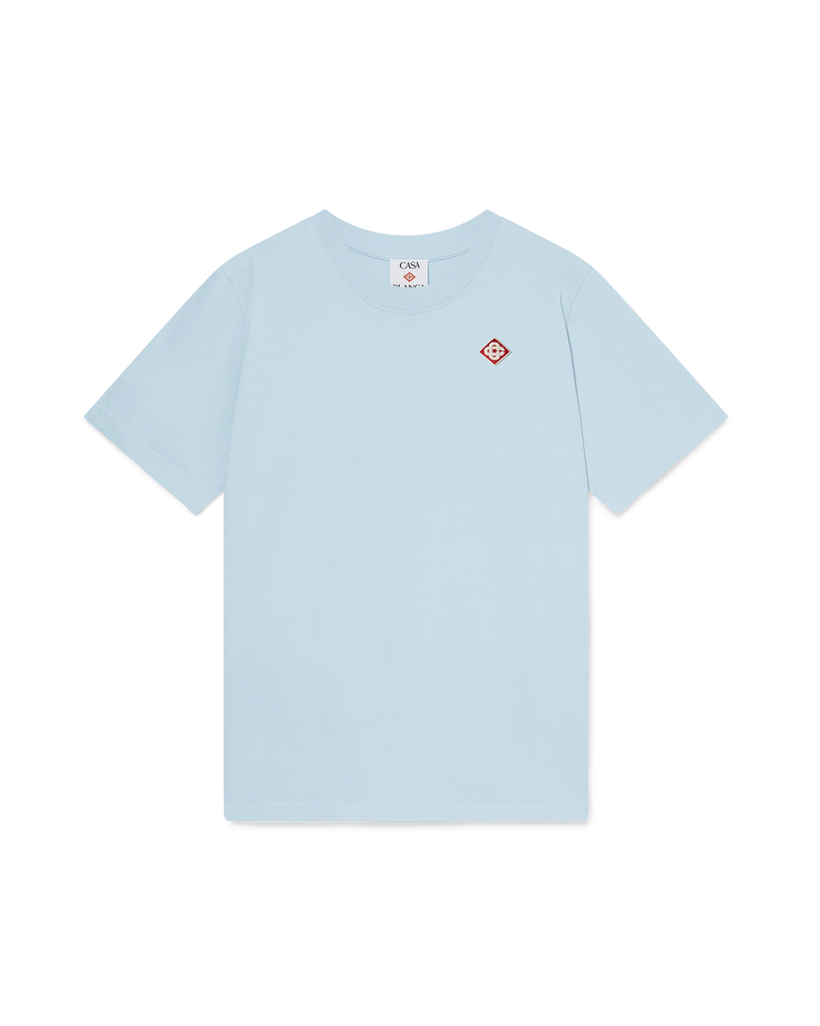 CASABLANCA DIAMOND LOGO T-SHIRT 'BLUE'