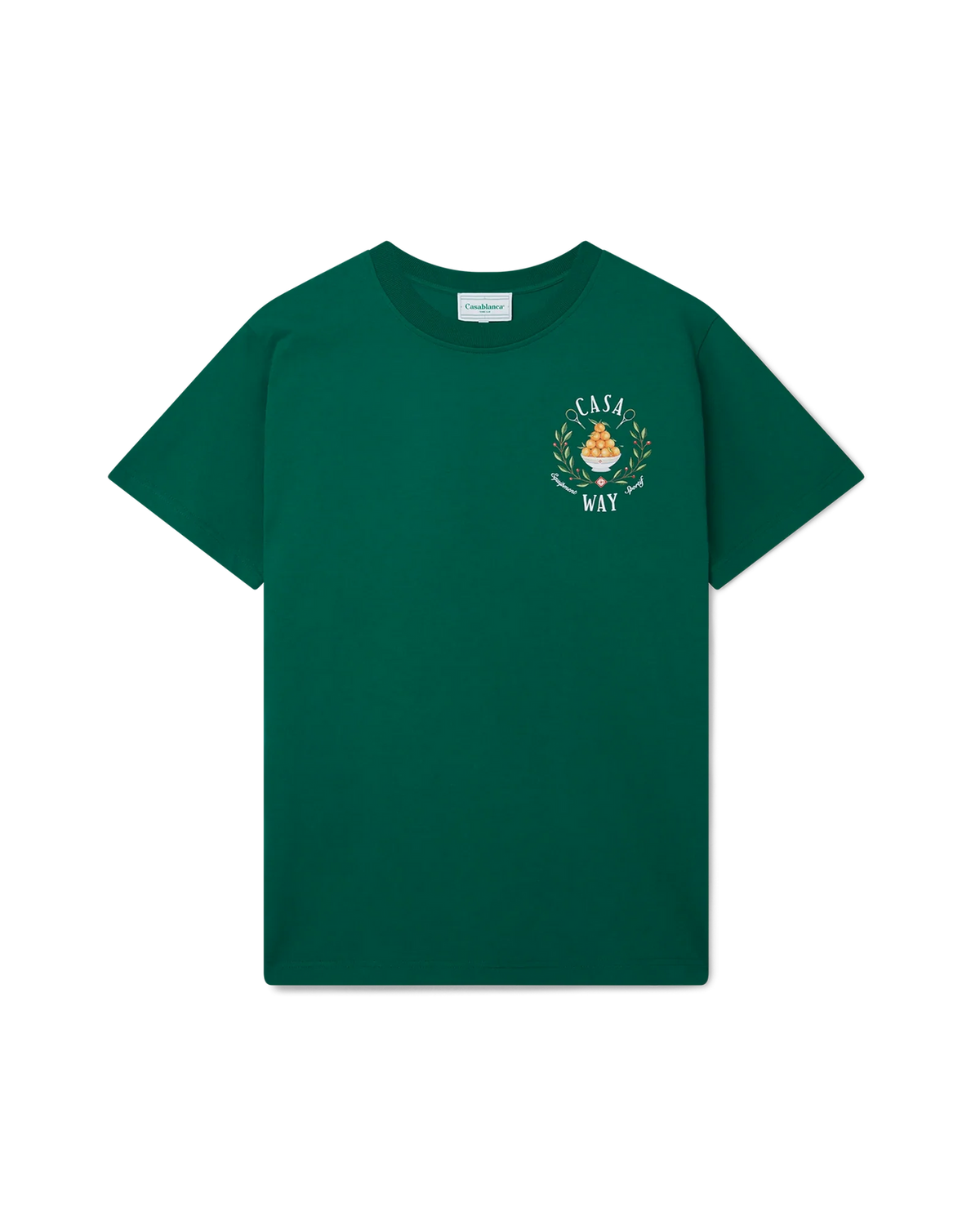 Casablanca Casa Way T-Shirt 'Green' image 3