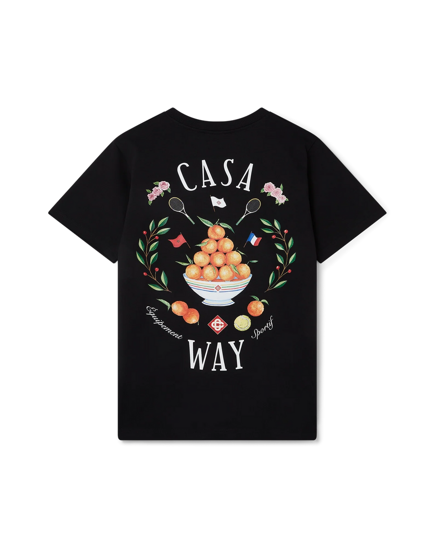 CASABLANCA CASA WAY T-SHIRT 'BLACK'