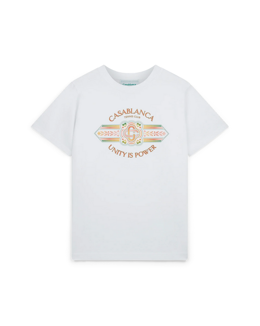 CASABLANCA UNITY IS POWER T-SHIRT 'WHITE'