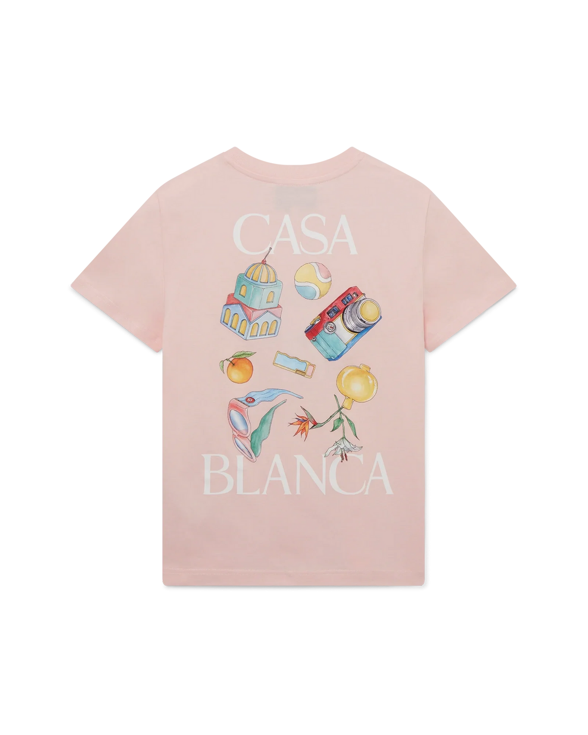 Casablanca Memphis Elements T-Shirt 'Pink' image 2