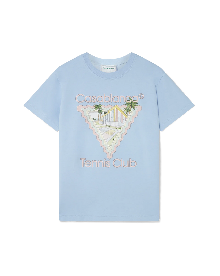 CASABLANCA MAISON DE REVE T-SHIRT 'BLUE'