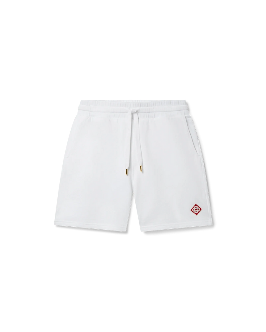 CASABLANCA DIAMOND LOGO SWEATSHORTS 'WHITE'