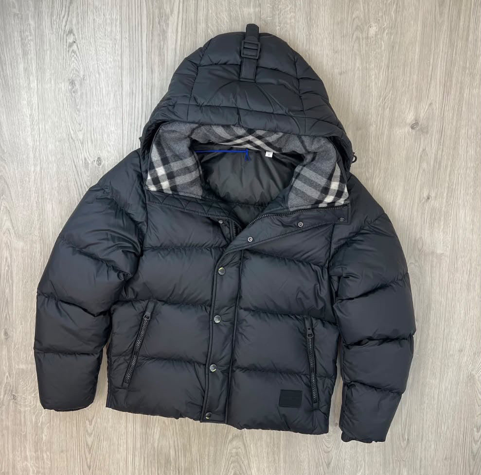 Burberry Short Down Puffer Jacket 'Black'