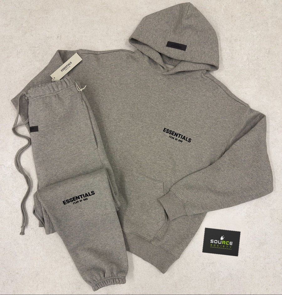 FOG ESSENTIALS TRACKSUIT 'DARK HEATHER OATMEAL'