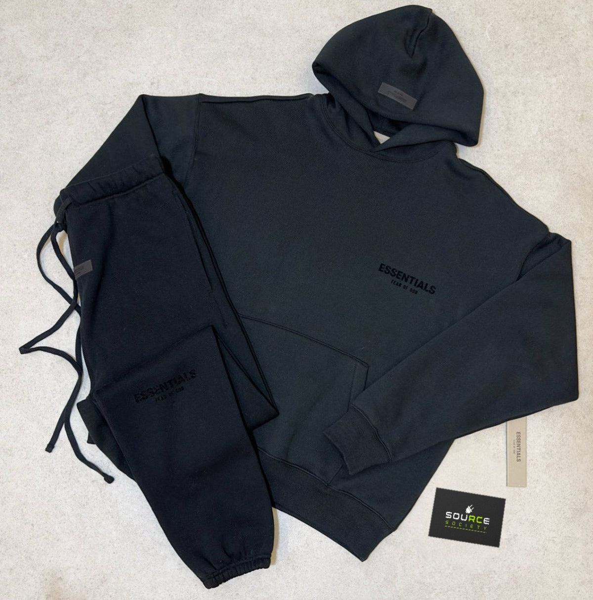 Fear of God Essentials Tracksuit 'Black'
