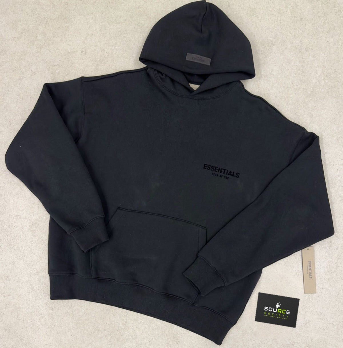 Fear of God Essentials Pullover Hoodie 'Black Limo'