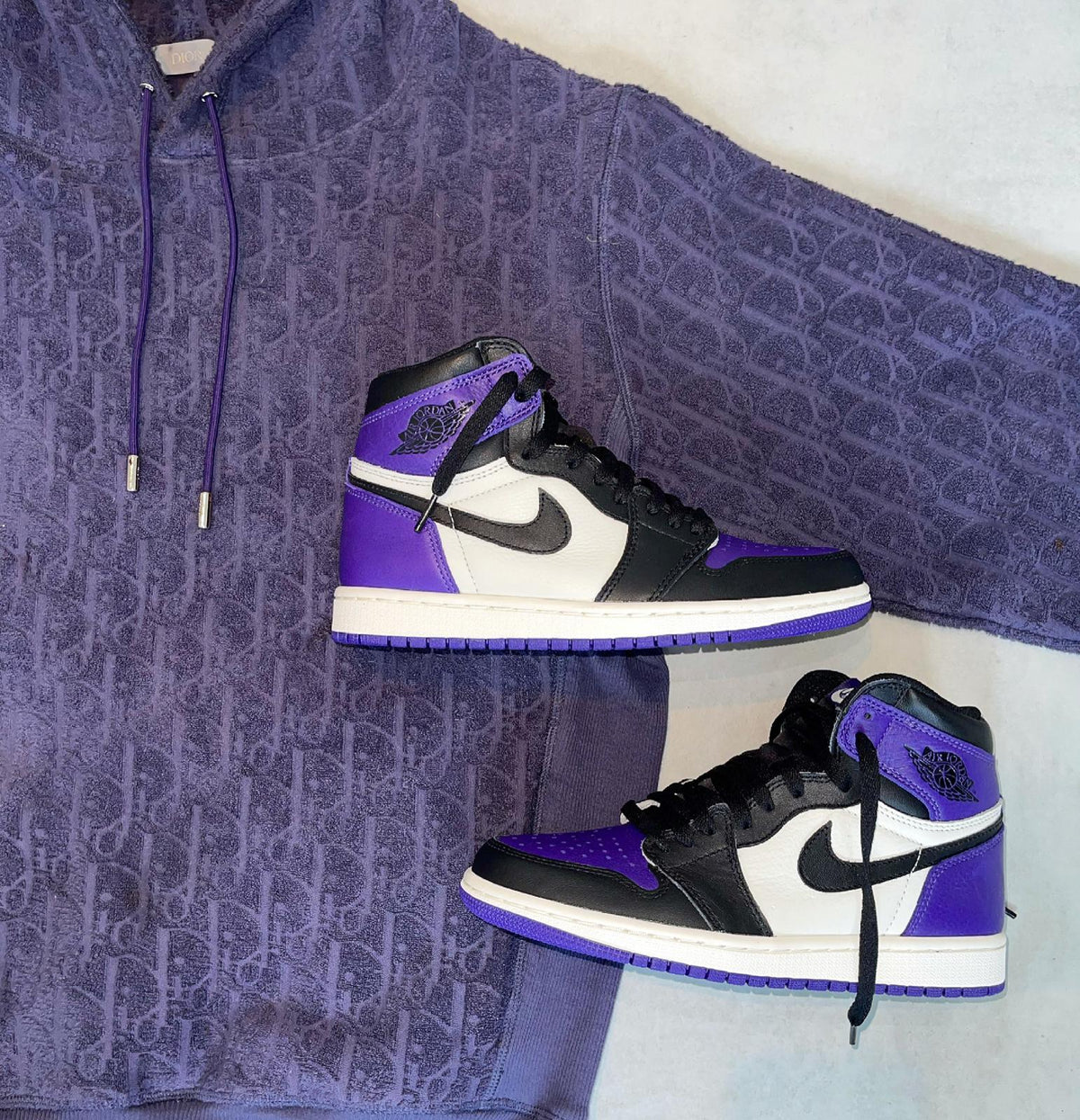 Jordan 1 High OG 'Court Purple' Sneakers image 5