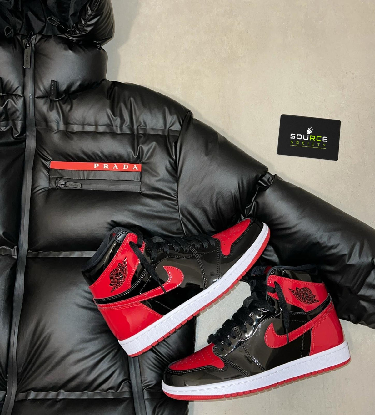 Jordan 1 High OG 'Patent Bred' Sneakers image 5