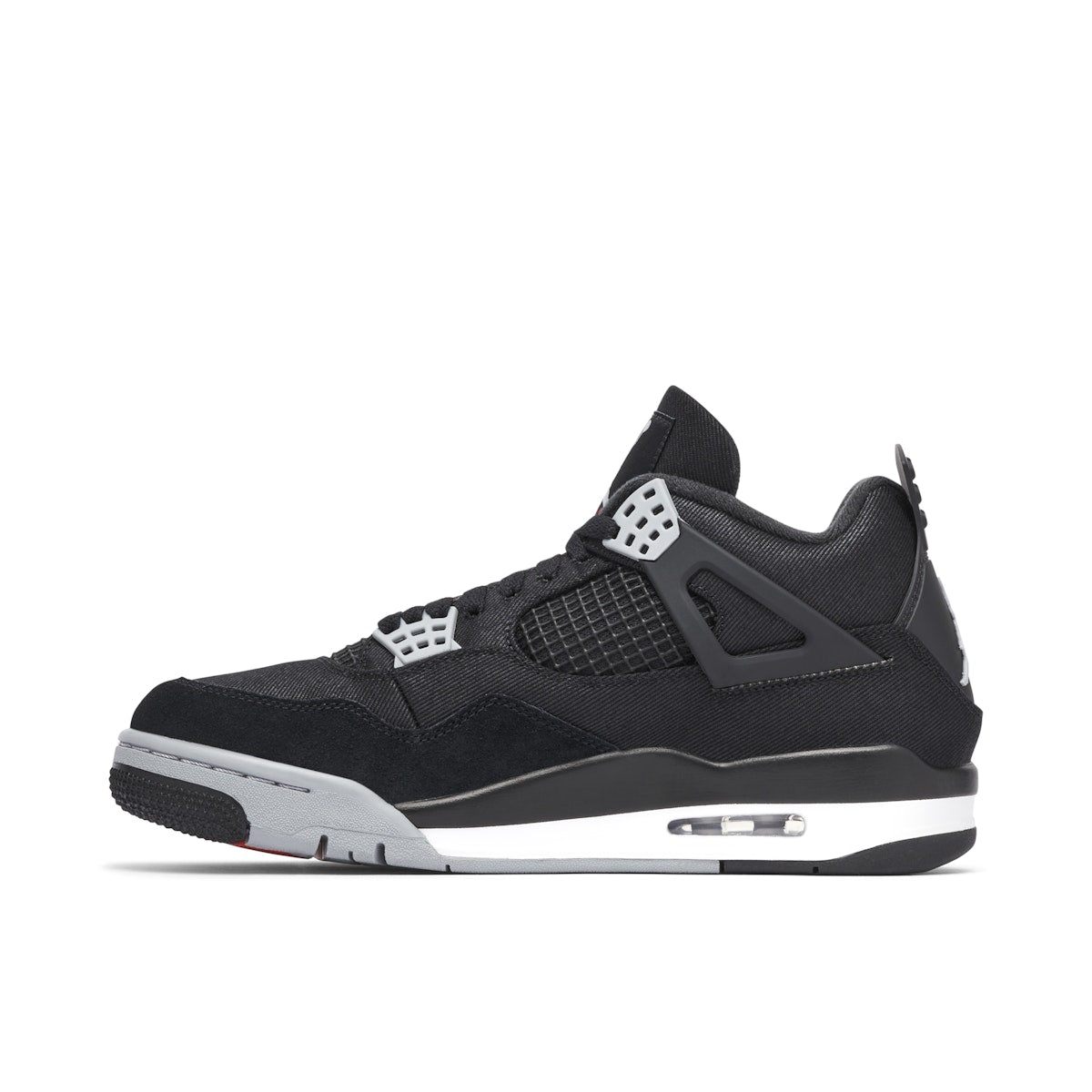 Air Jordan 4 'Black Canvas' Sneakers image 4
