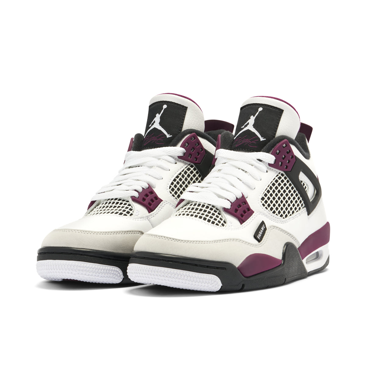 Jordan 4 x PSG 'White Bordeaux' Sneakers image 3