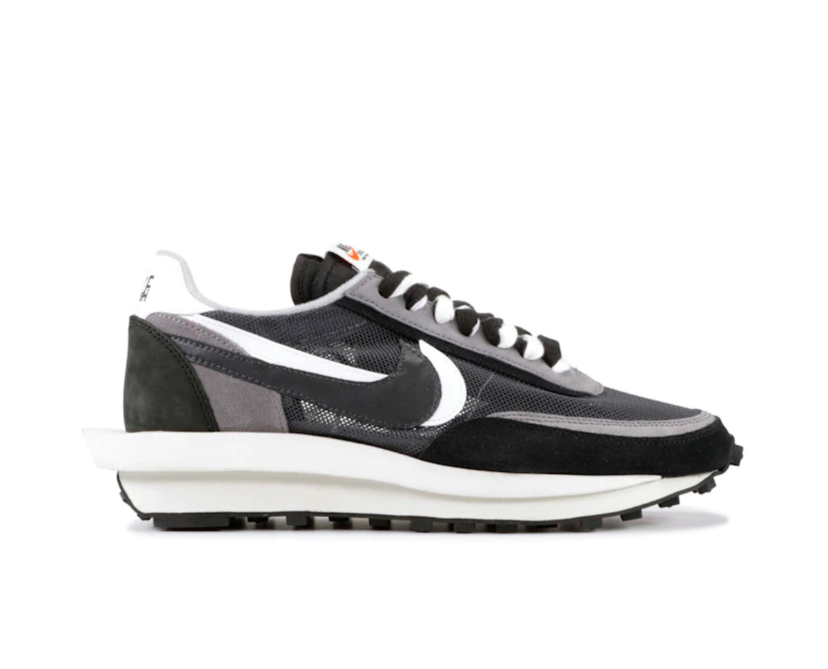 Nike x Sacai LDWaffle 'Black' Sneakers