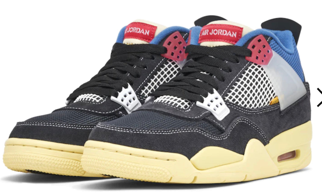 Air Jordan 4 x Union LA 'Off Noir' Sneakers image 4
