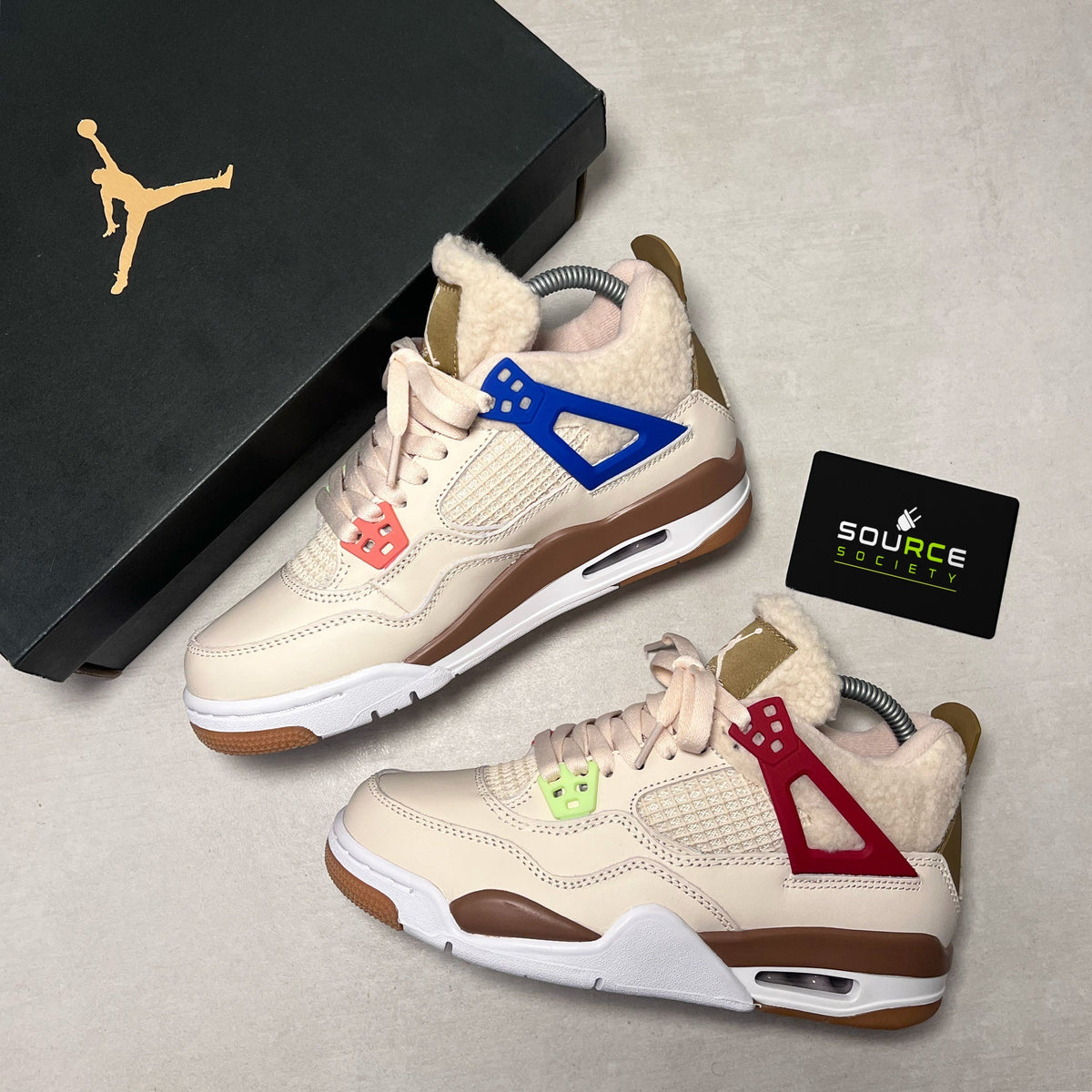 Jordan 4 'Wild Things' Kids Sneakers image 5